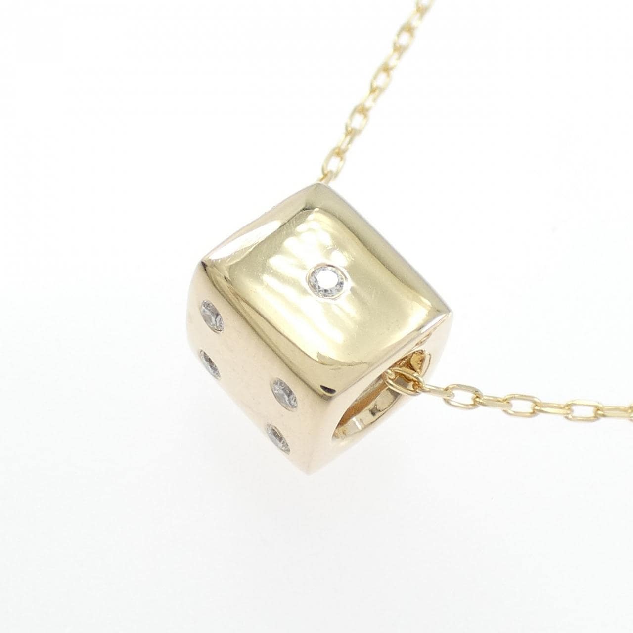 585YG/K18YG ダイヤモンド ネックレス