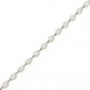 K18WG ダイヤモンド ブレスレット 2.00CT