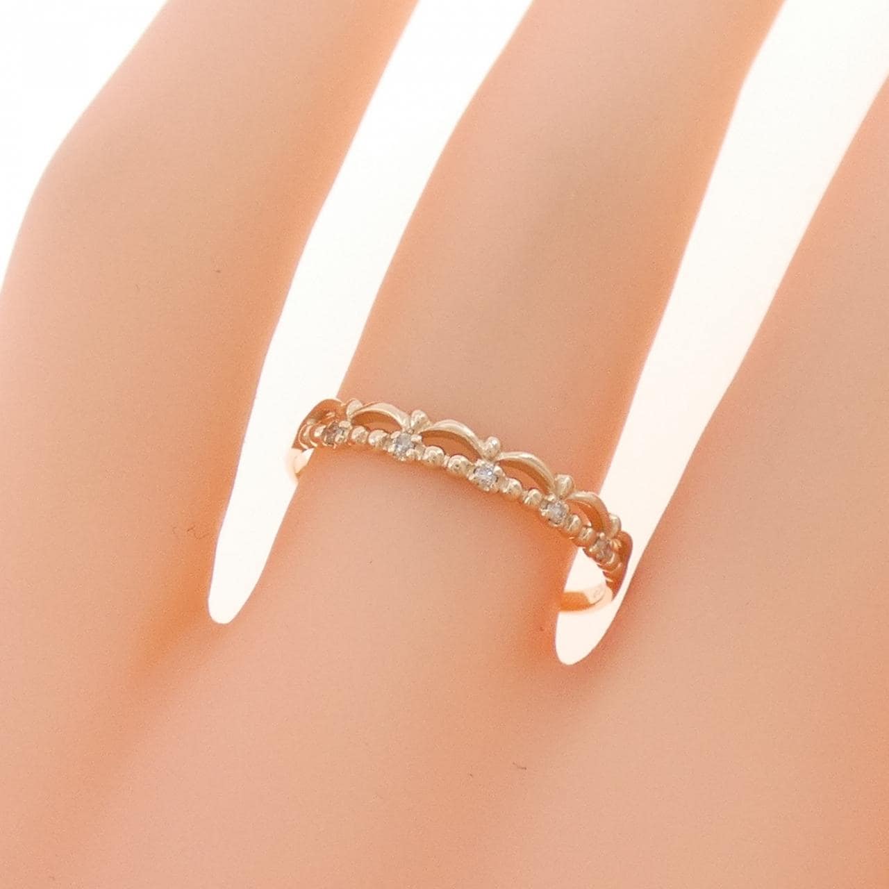 K10PG ダイヤモンド リング 0.02CT