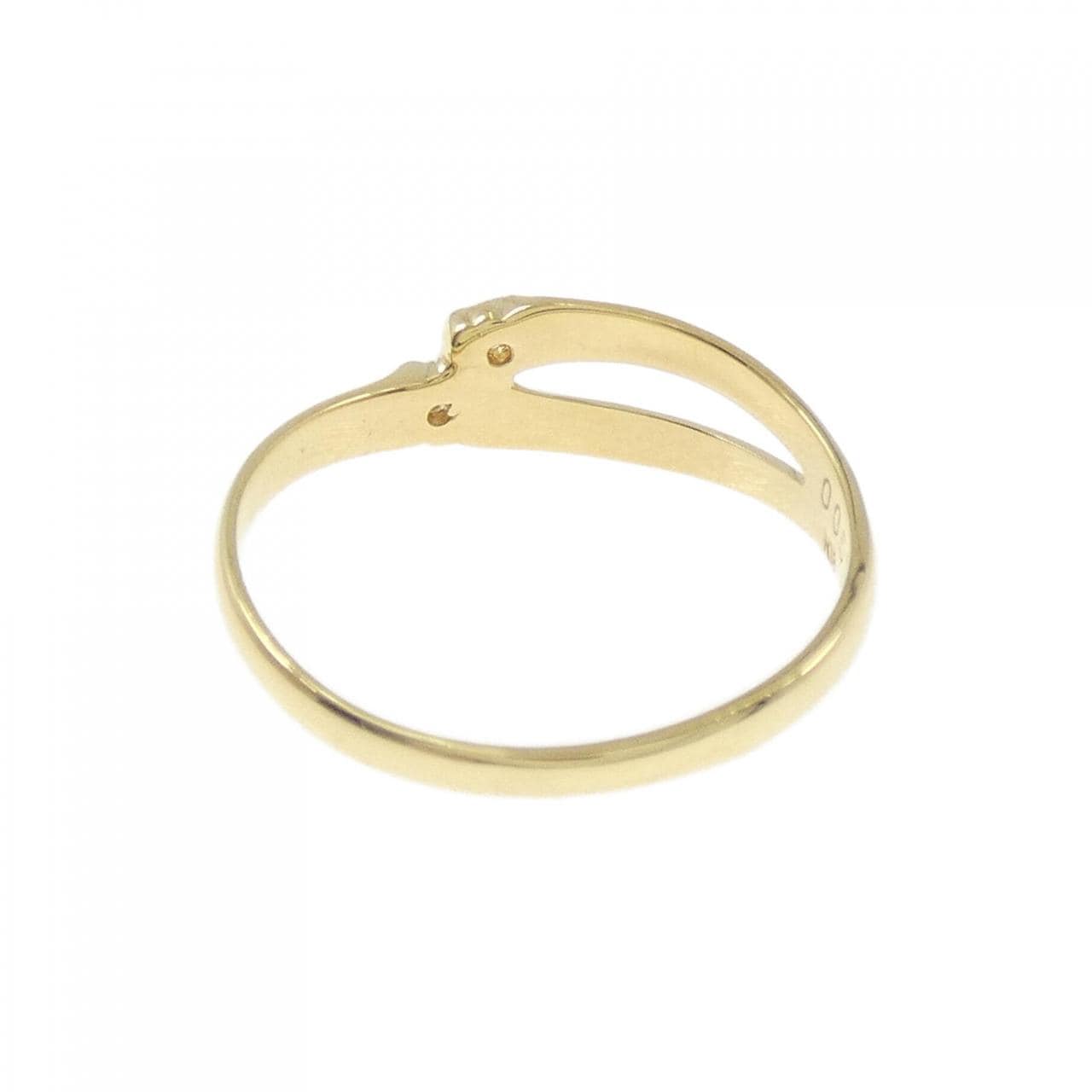 K18YG ダイヤモンド リング 0.05CT