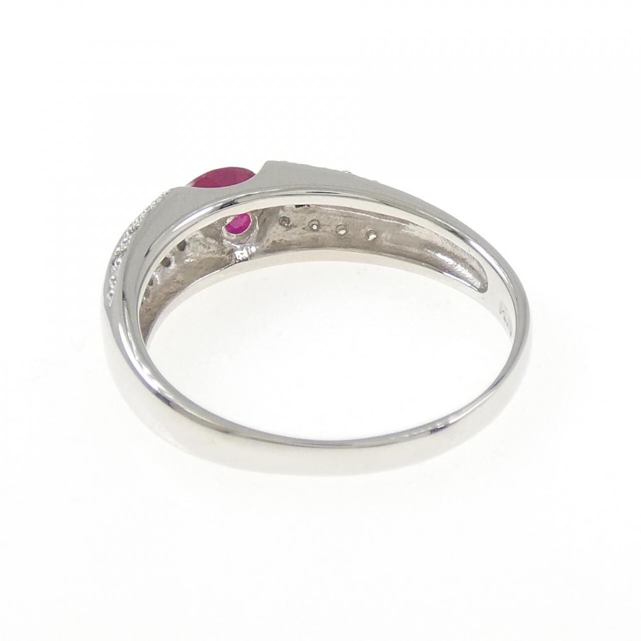 PT900 ルビー リング 0.71CT