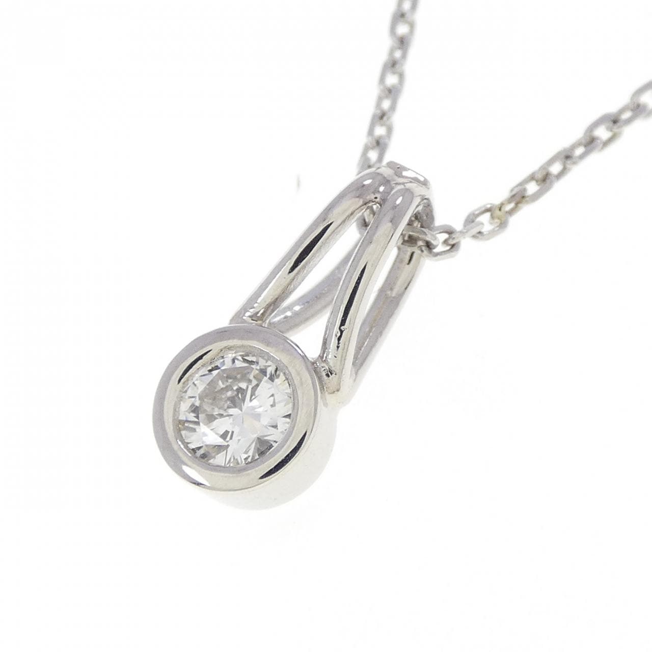 PT/PT850 ダイヤモンド ネックレス 0.24CT