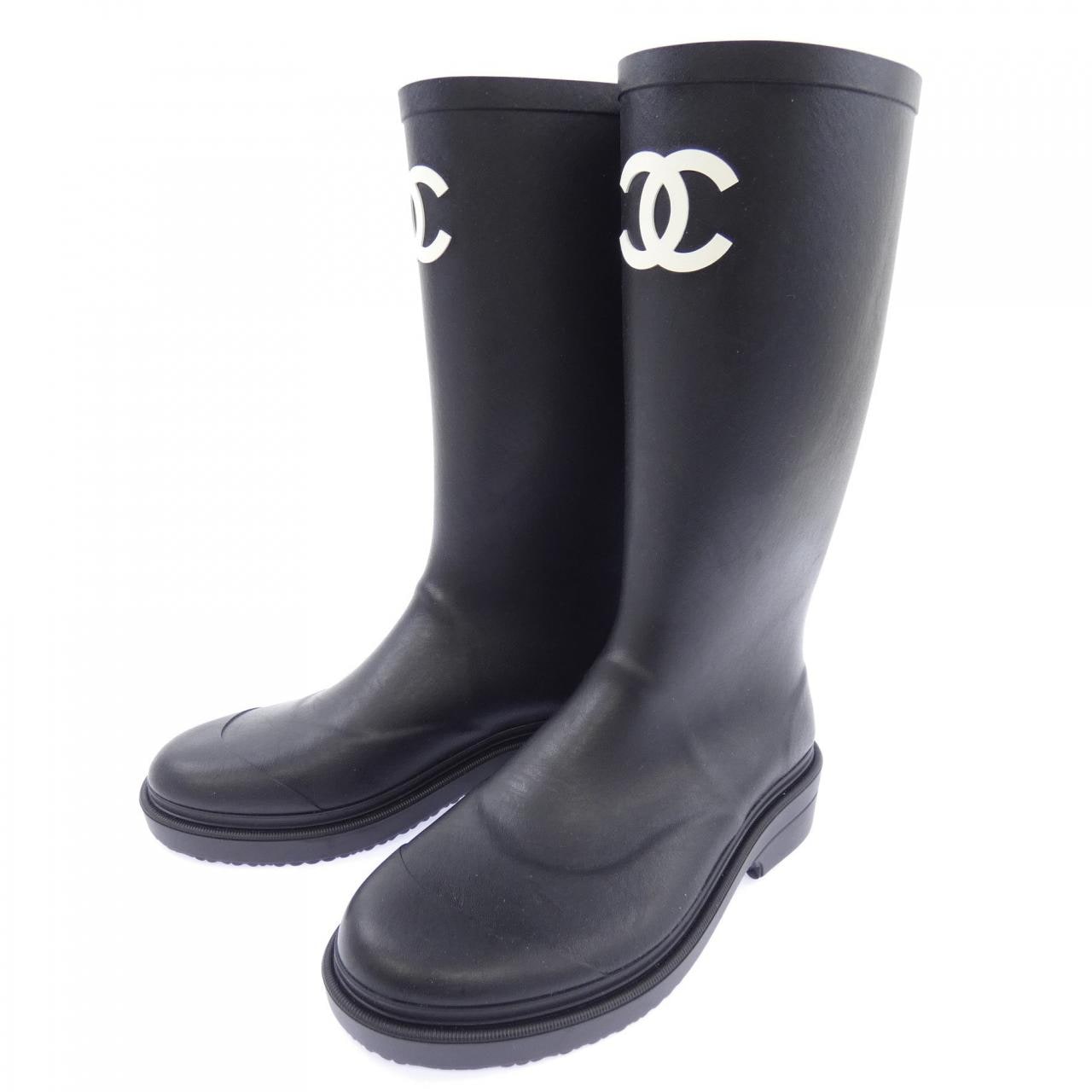 シャネル CHANEL ハイブーツ G39620X56326 ロングブーツ