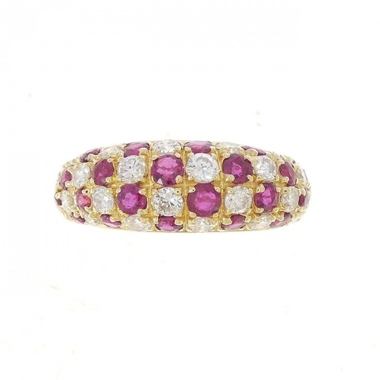 750YG ルビー リング 1.56CT