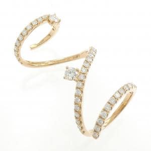 750PG ダイヤモンド リング 0.282CT
