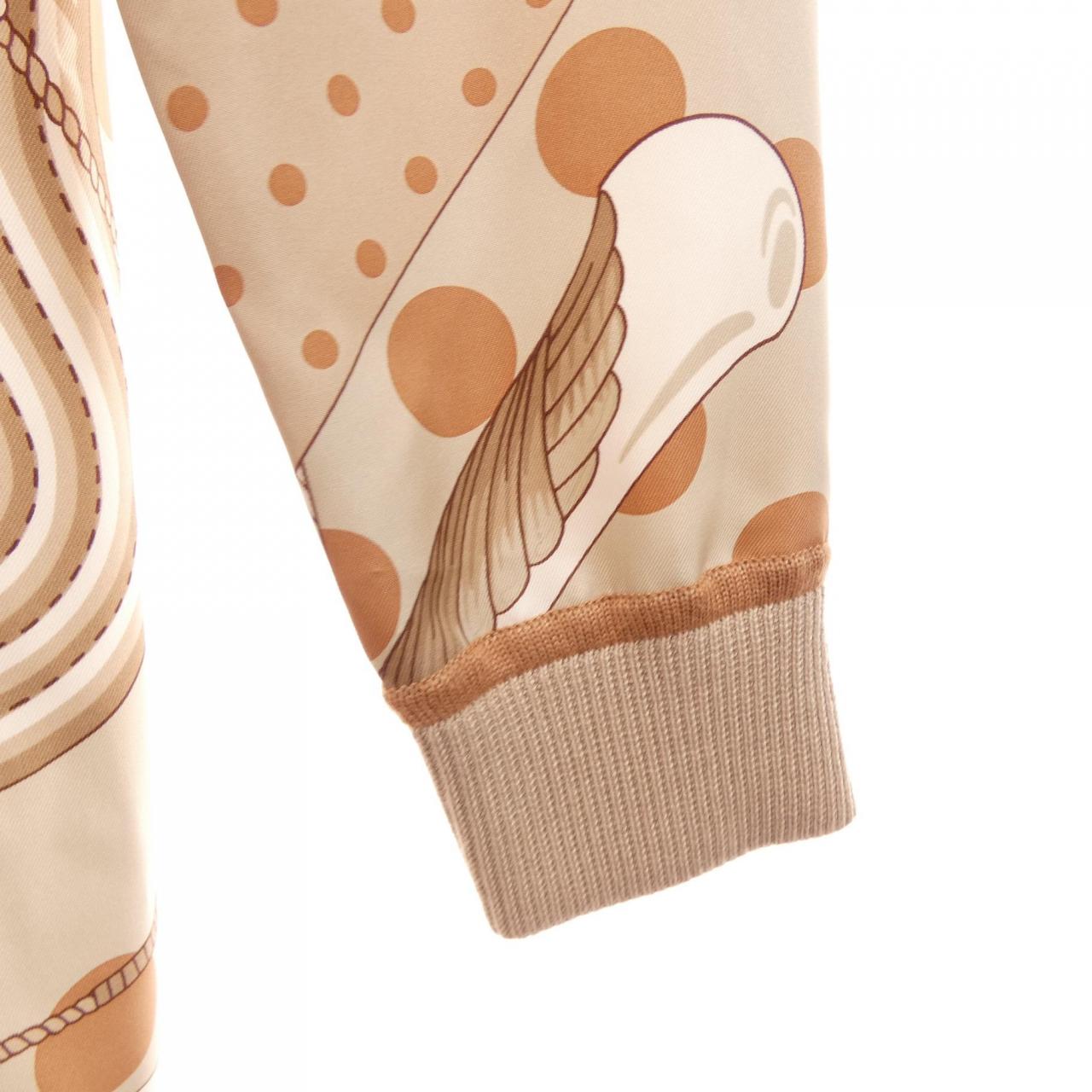 エルメス HERMES CLIL-CLAC A POIS *17-7754 ツイルレーヌ ワンピース