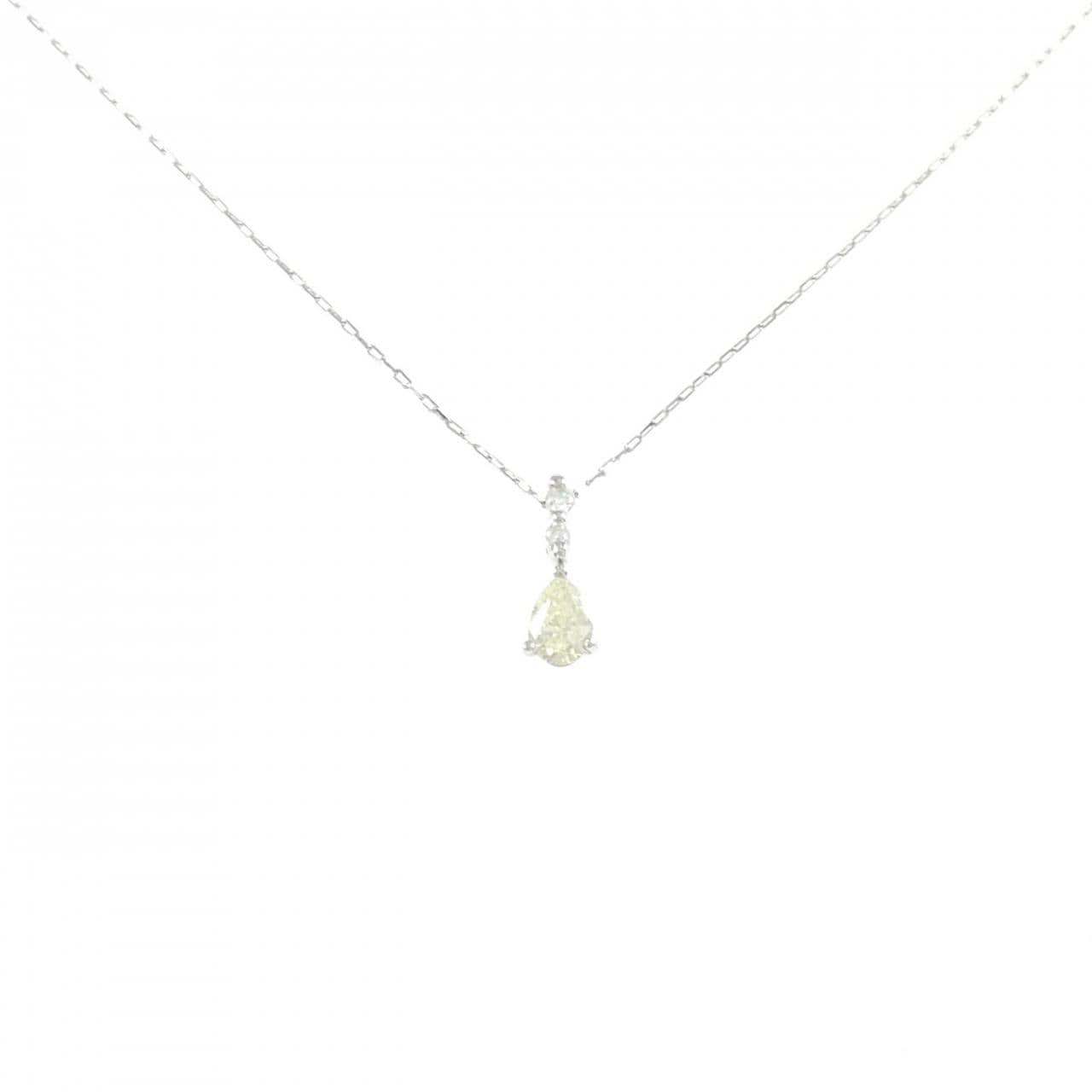 PT950/PT850 ダイヤモンド ネックレス 0.26CT