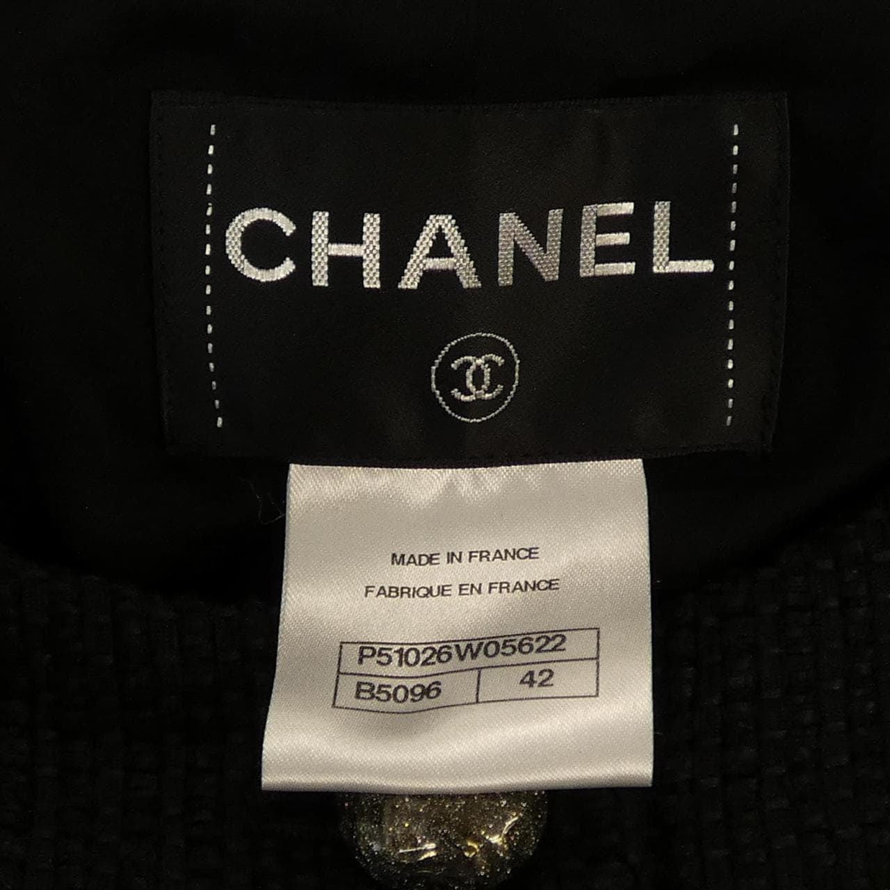 シャネル CHANEL P51026W05622 ノーカラージャケット