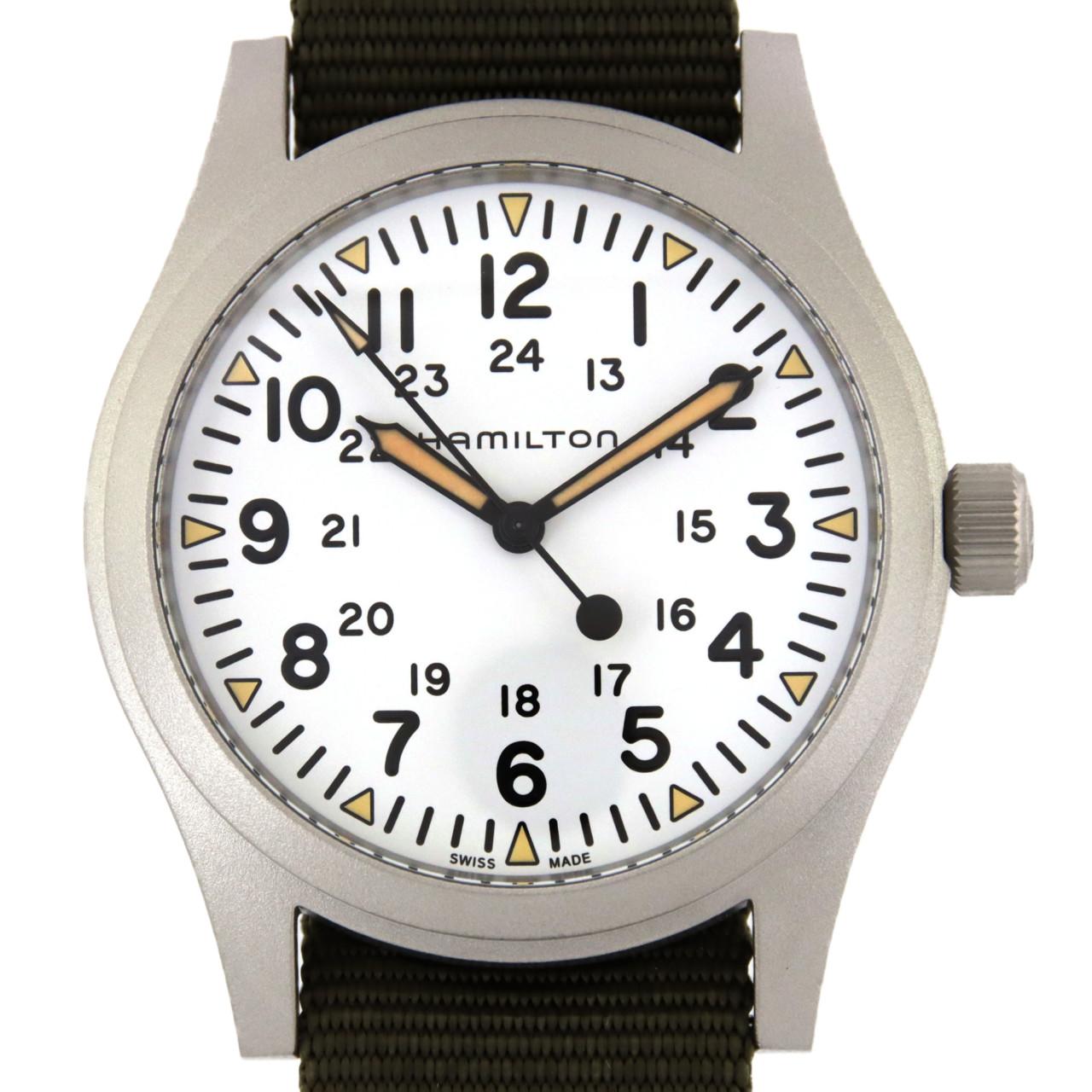 カーキフィールドメカハミルトン　HAMILTON 腕時計　カーキフィールドメカH694390