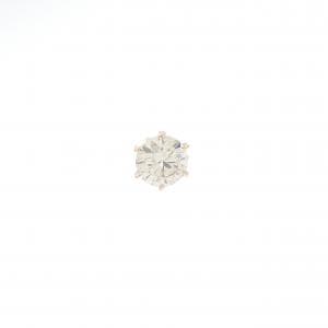 【リメイク】K18PG ソリティア ダイヤモンド ピアス 0.714CT 片耳