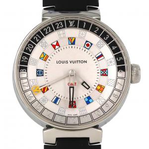 ルイヴィトン タンブールムーンデュアルタイム QA096 SS クォーツ