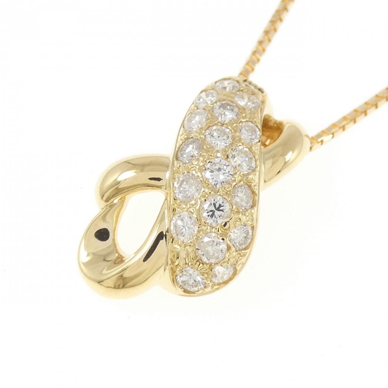 K18YG ダイヤモンド ネックレス 0.64CT