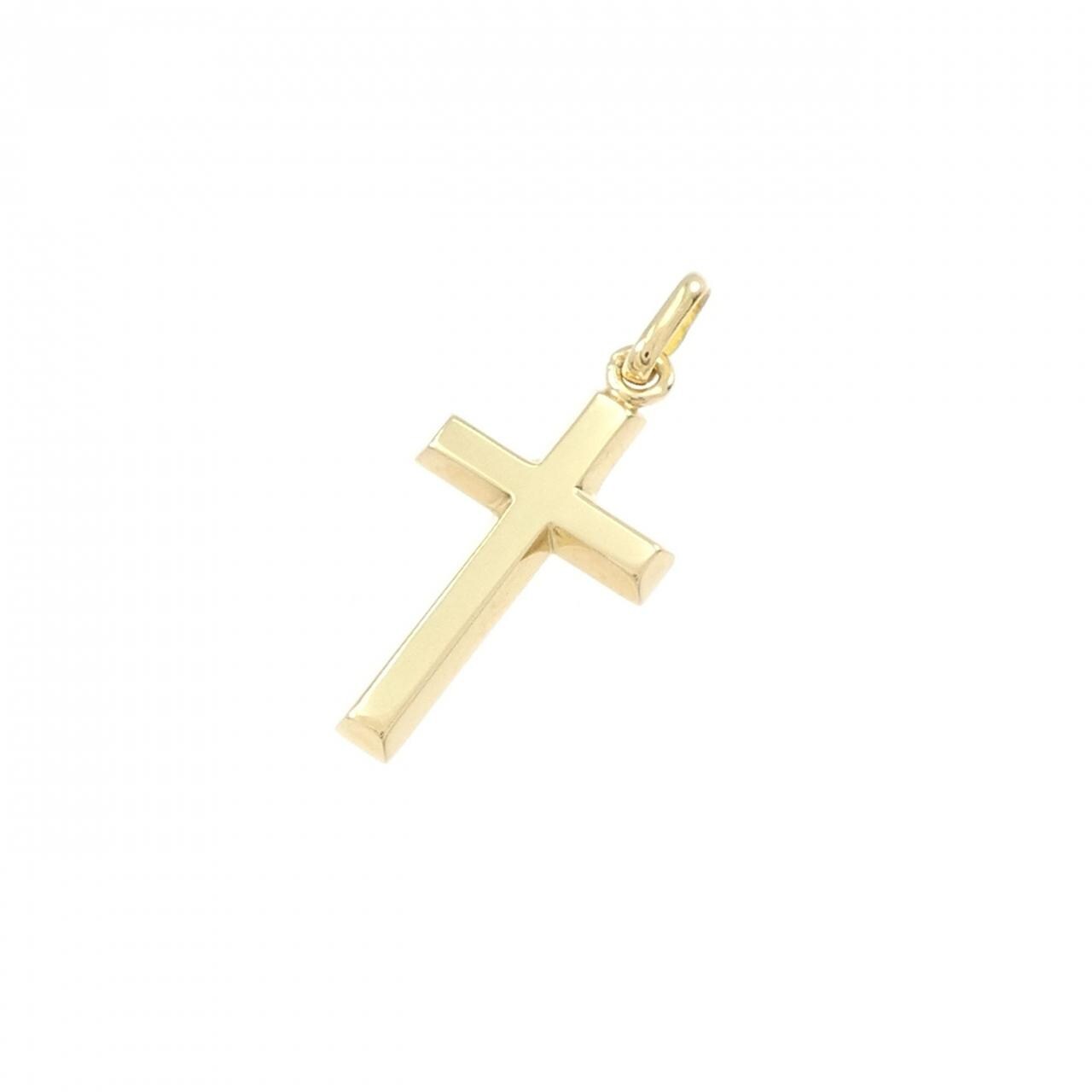 【新品】K18YG クロス ペンダント
