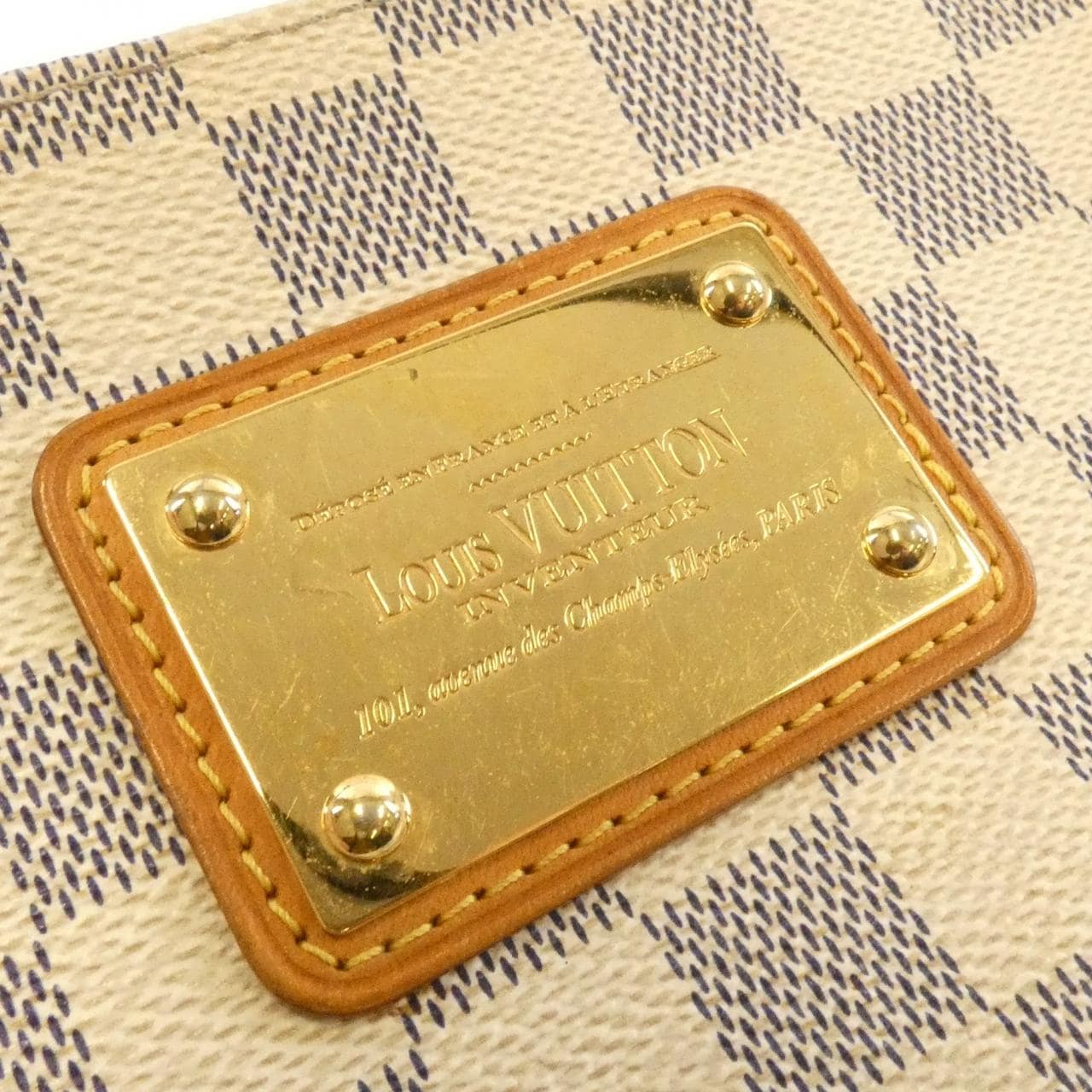 ルイヴィトン ダミエ アズール エヴァ N55214 ショルダーバッグ