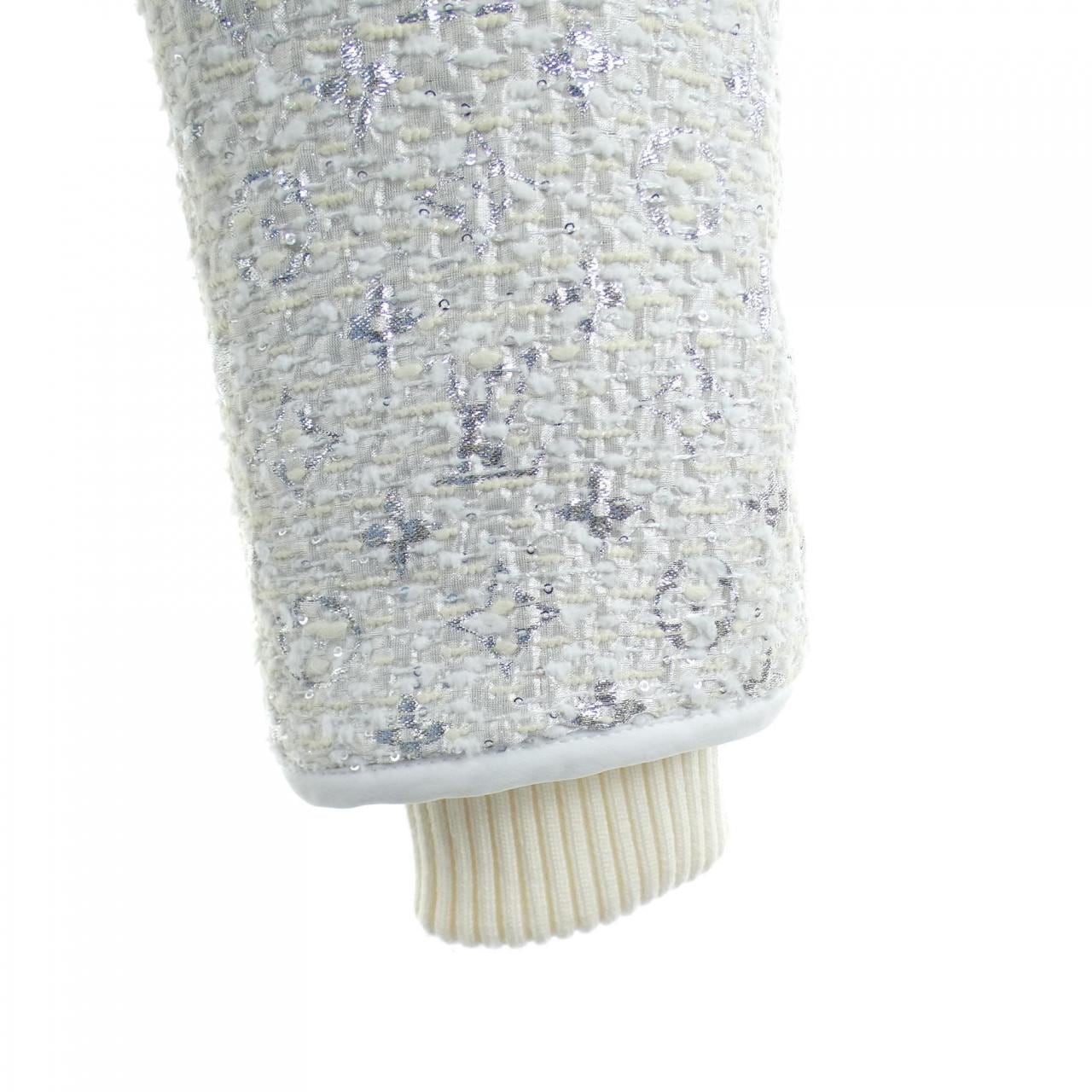 ルイヴィトン LOUIS VUITTON モノグラムツイードクロップドジャケット FUJA16YIX ブルゾン