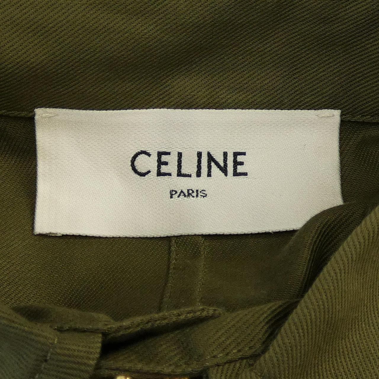 セリーヌ CELINE ミリタリーポケット トリオンフ TRIOMPHE 2Z488106K ワンピース