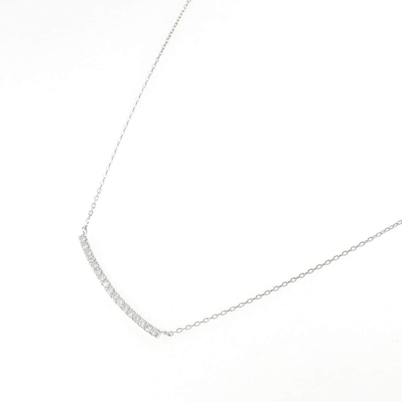 PT950/PT850 ダイヤモンド ネックレス 0.14CT