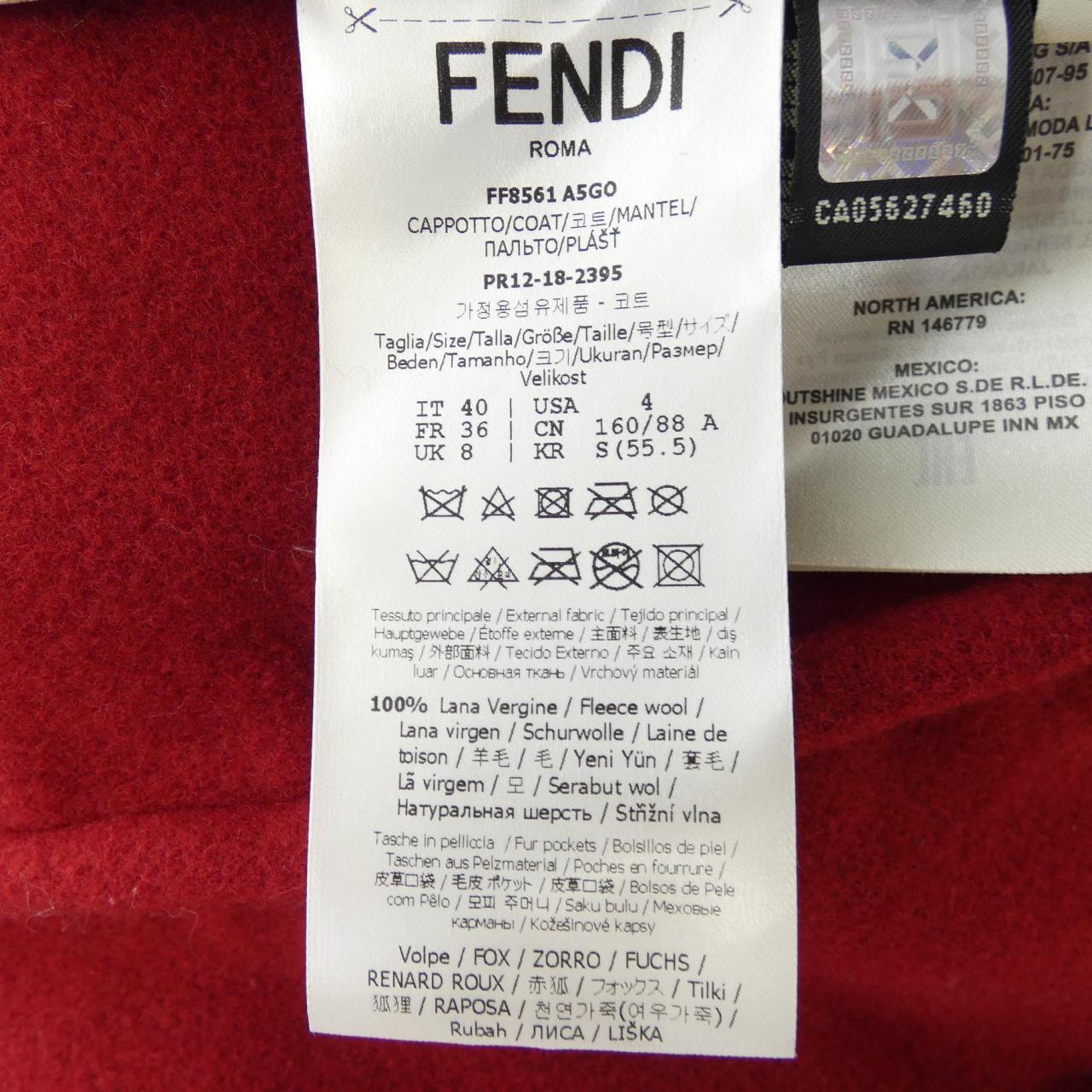 フェンディ FENDI FF5861 A5G0 コート