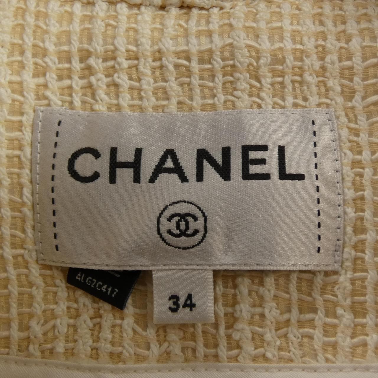 シャネル CHANEL LOOK38 P81605V74463 26S ノーカラージャケット