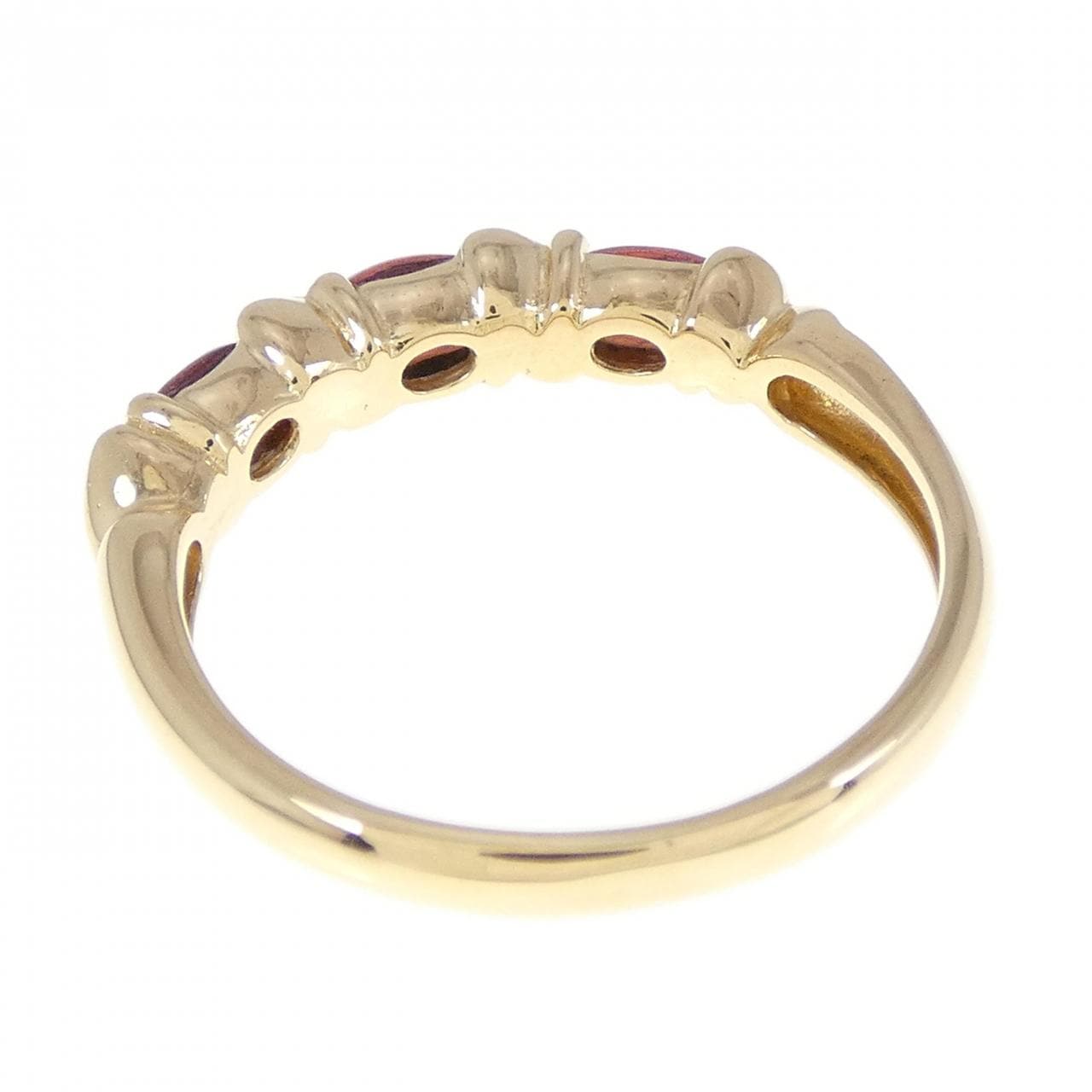 K18YG Garnet ring