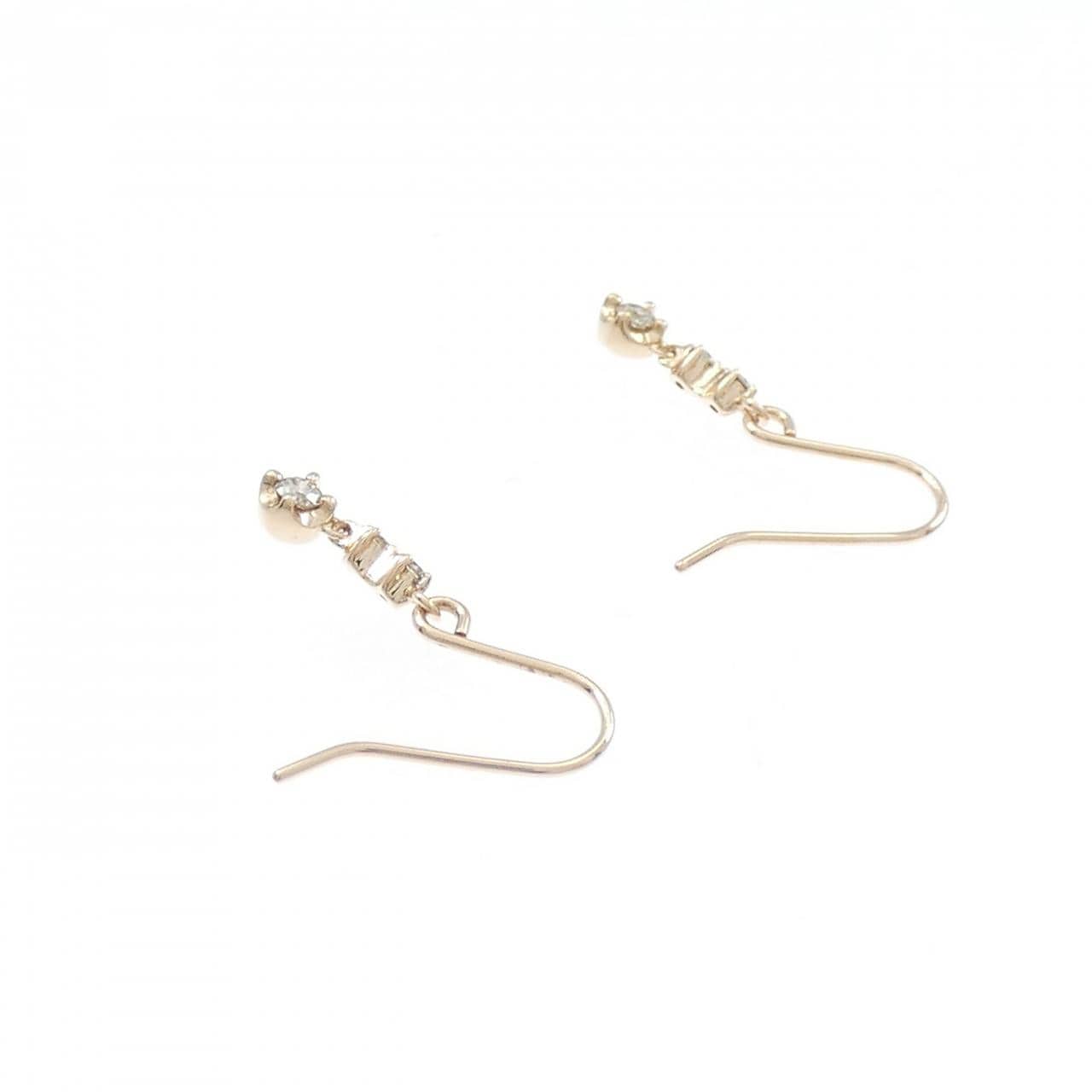 4゜C ダイヤモンド ピアス