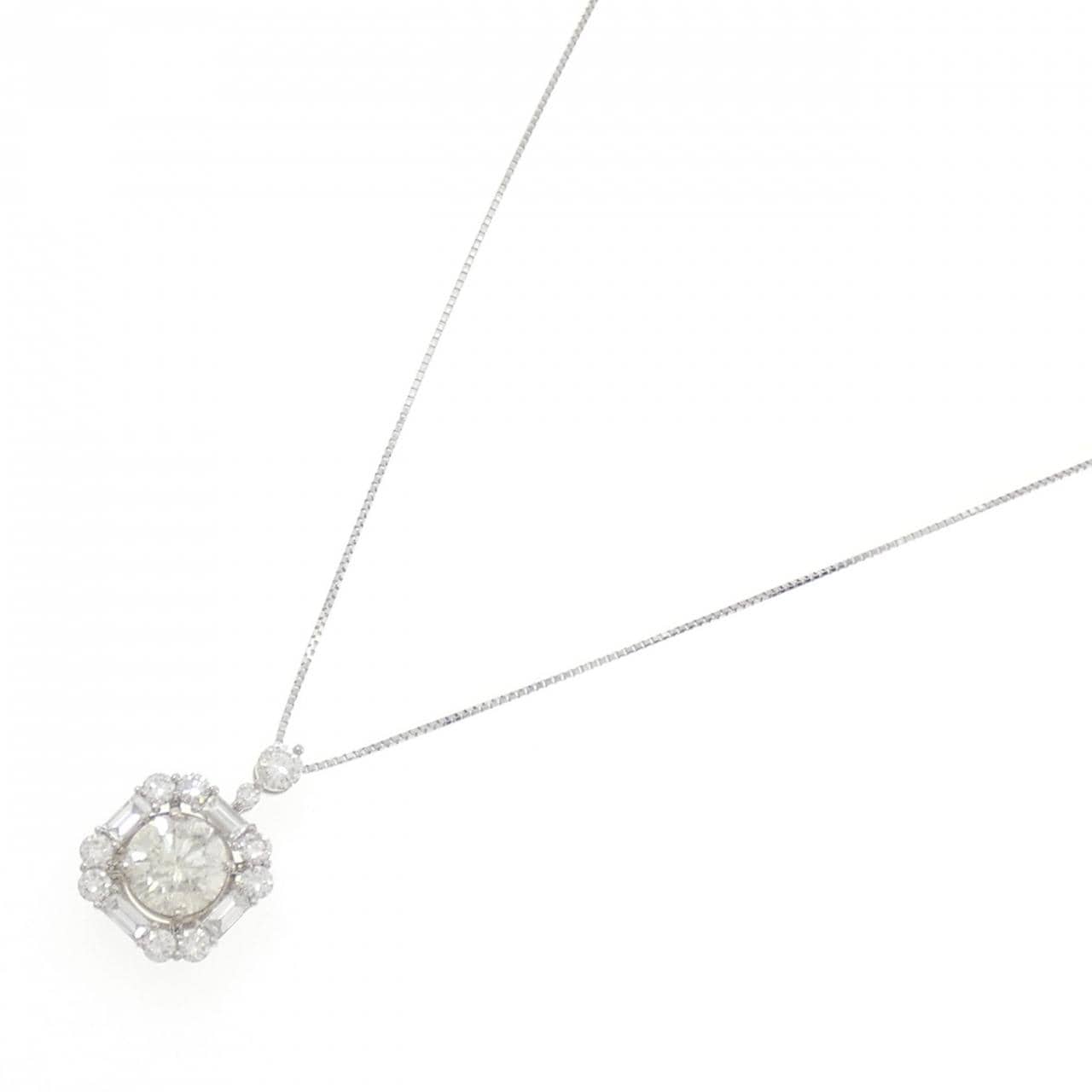 PT900/PT850 ダイヤモンド ネックレス 1.818CT K I1 Fair