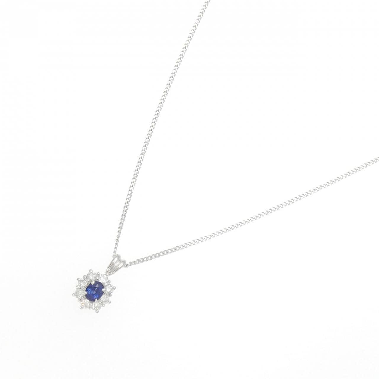 PT900/PT850 サファイヤ ネックレス 0.46CT