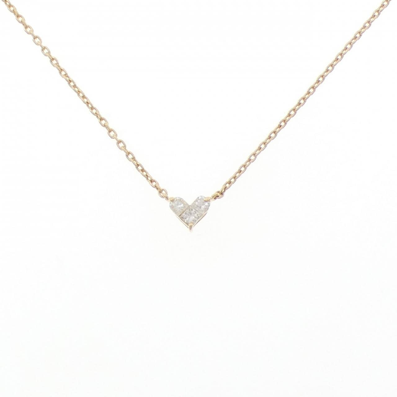 スタージュエリー ミステリアスハート ネックレス 0.10CT