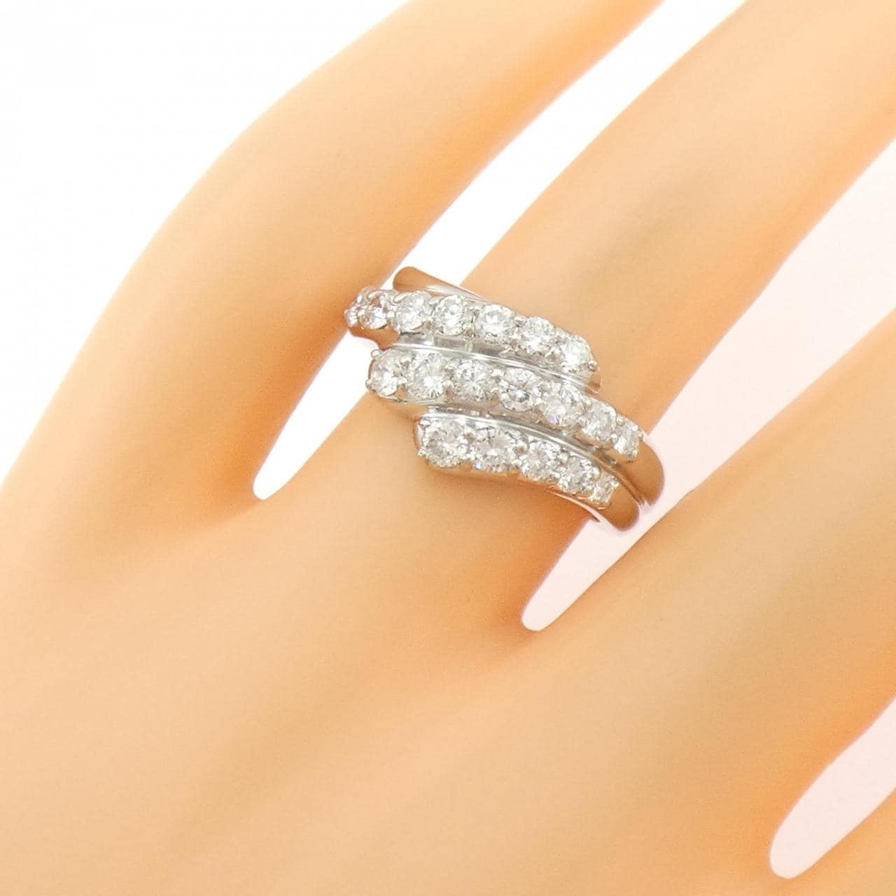 PT900 ダイヤモンド リング 1.03CT