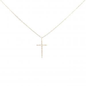 K10PG クロス ネックレス