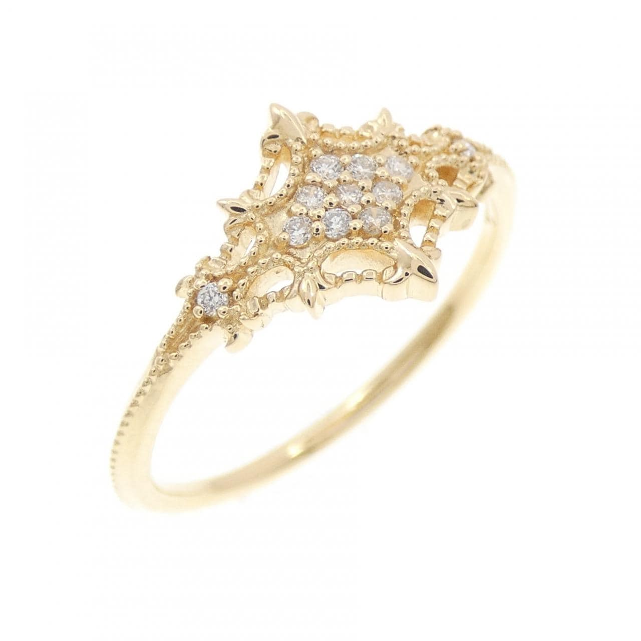 アガット ダイヤモンド リング 0.05CT
