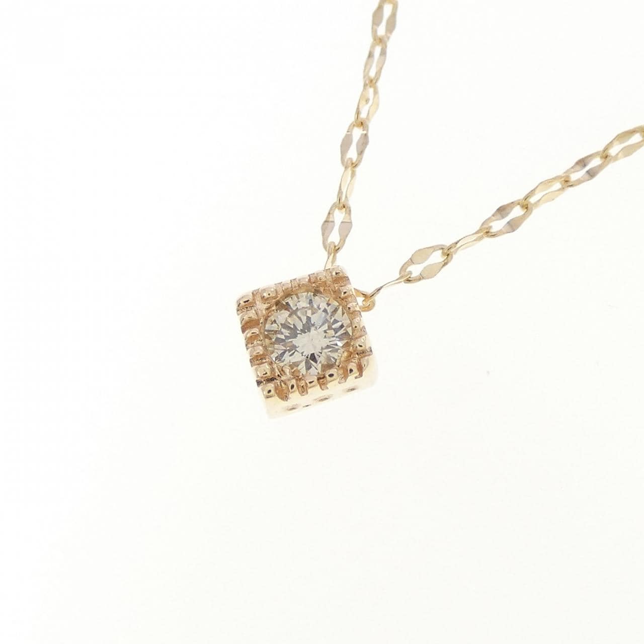 K10YG ダイヤモンド ネックレス 0.05CT