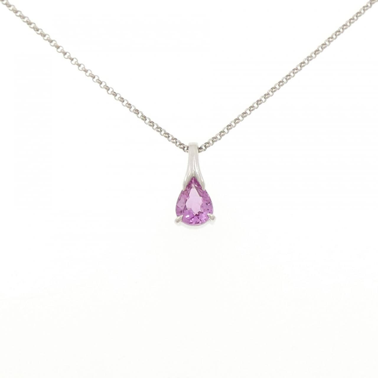 PT900/PT850 サファイヤ ネックレス 1.36CT