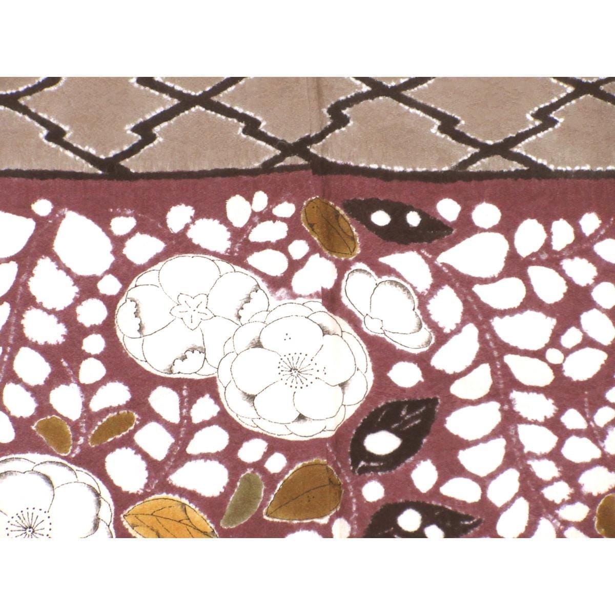 訪問着　大喜百花【青柳】