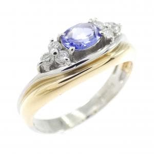 PT900/K18YG タンザナイト リング