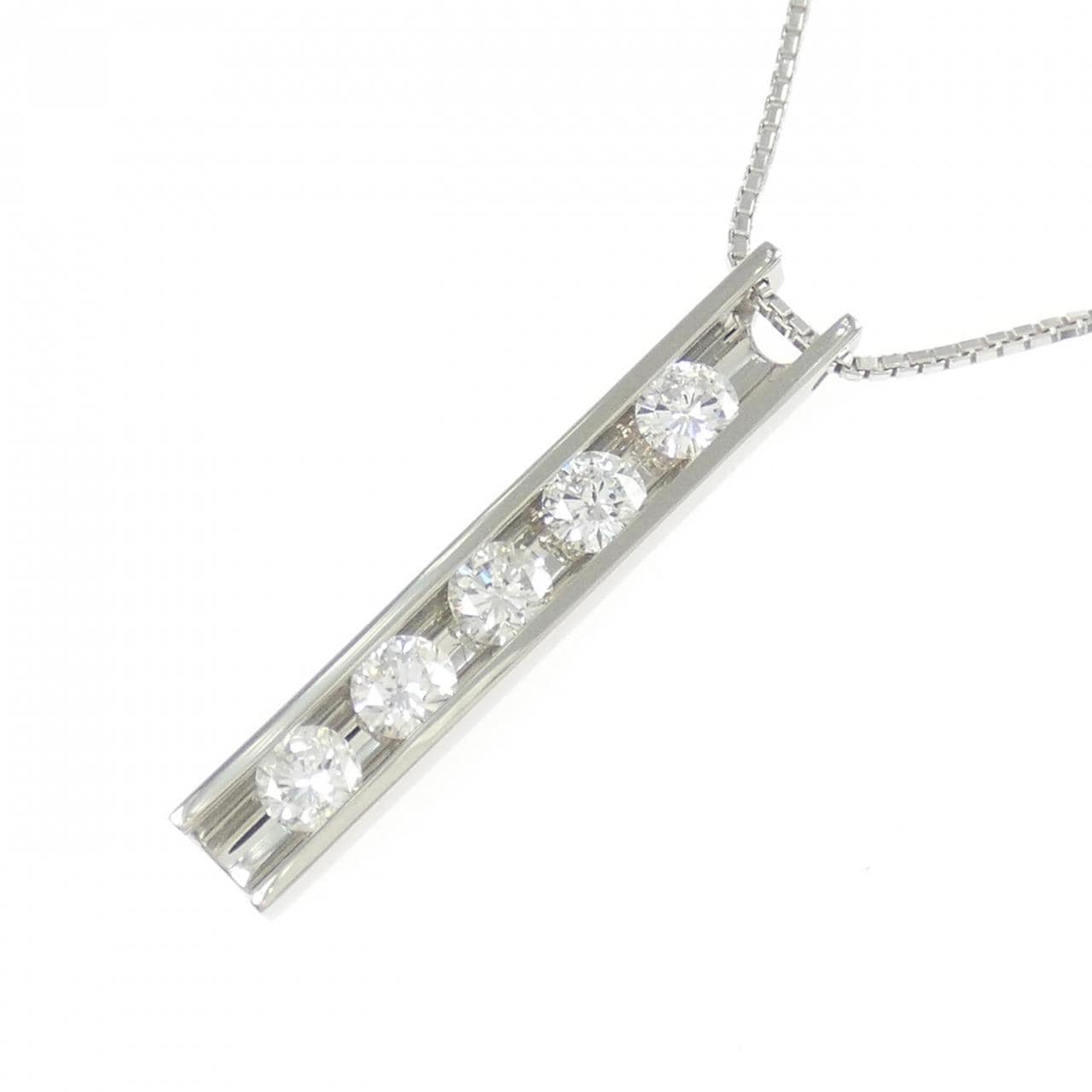 PT900/PT850 ダイヤモンド ネックレス 0.66CT