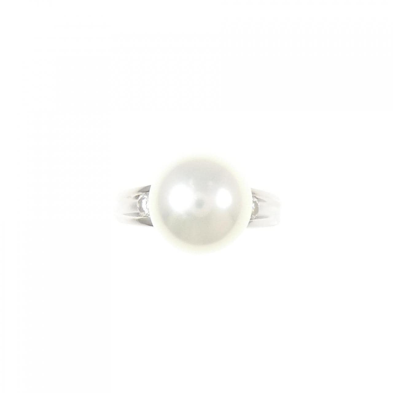 PT900 白蝶パール リング 9.8mm