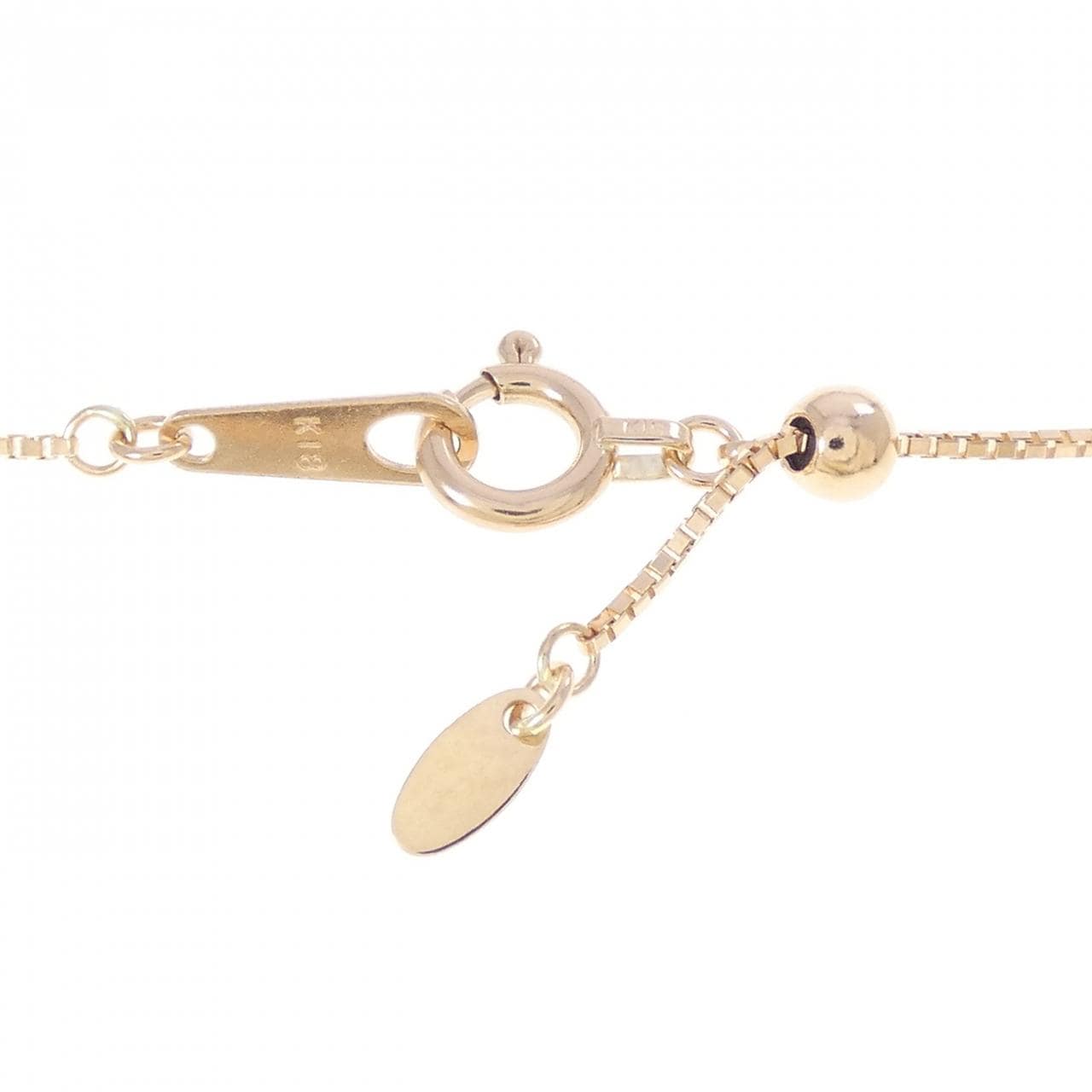 K18PG ハート サファイヤ ネックレス 0.54CT