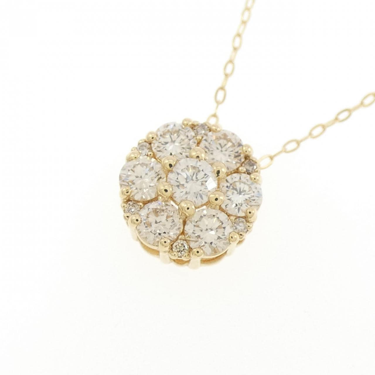 K18YG ダイヤモンド ネックレス 0.50CT