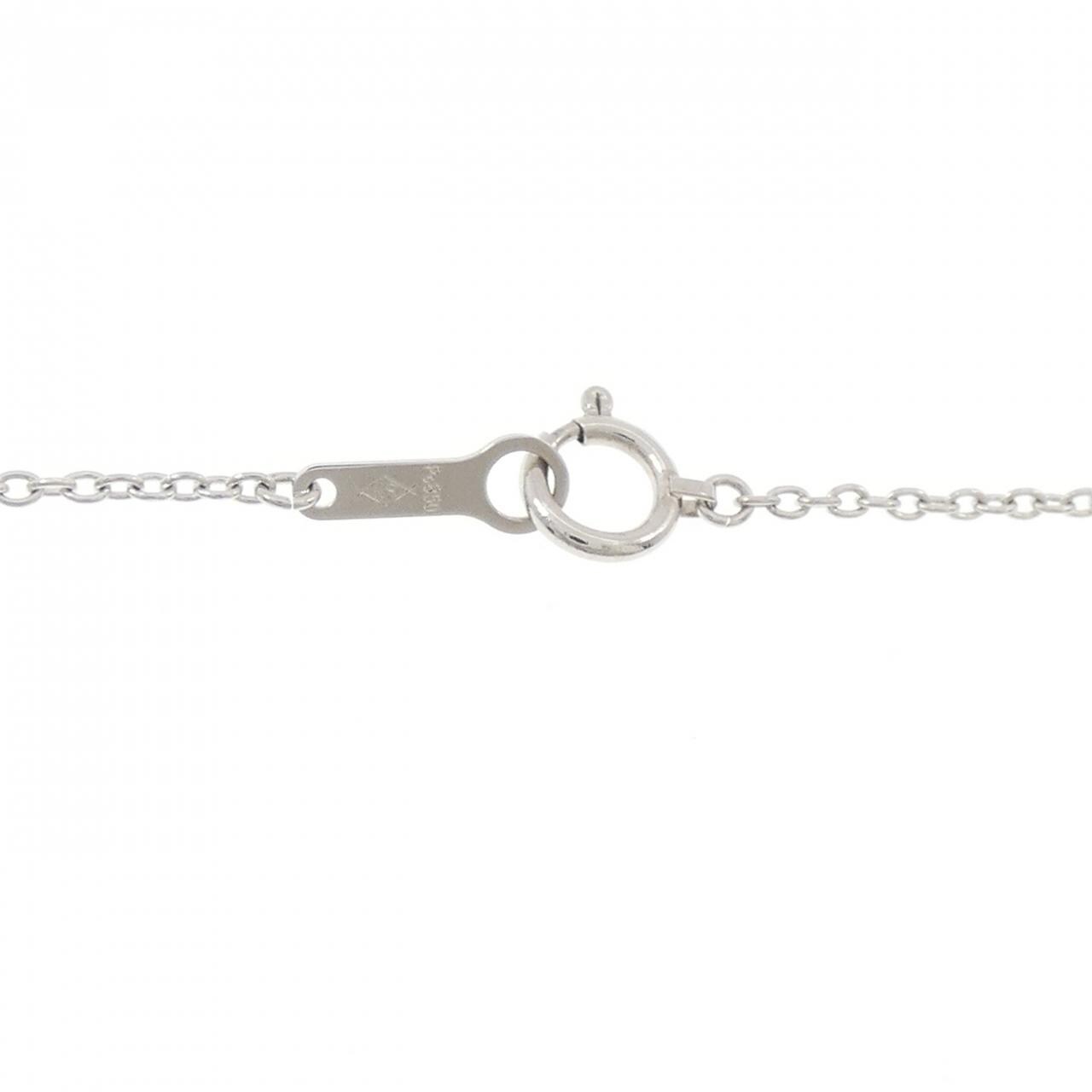 PT900/PT850 ハート ダイヤモンド ネックレス 1.00CT