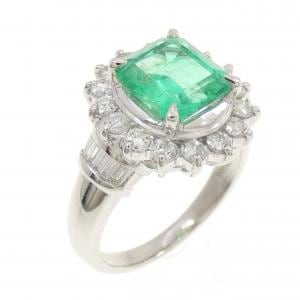 PT900 エメラルド リング 2.51CT