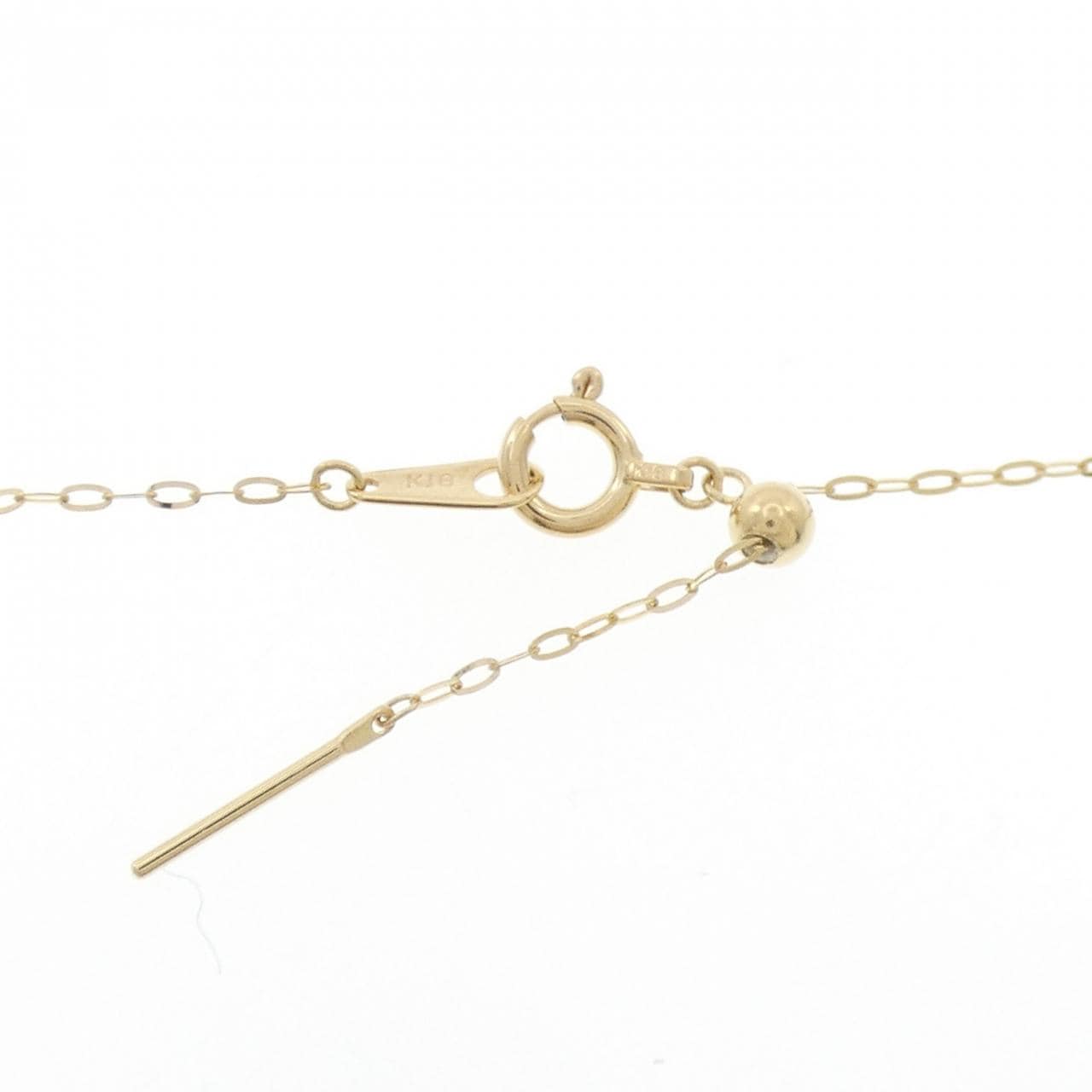 K18YG メノウ ネックレス