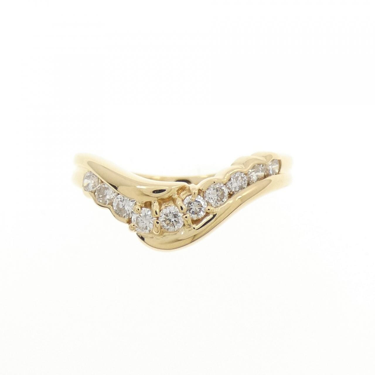 K18YG ダイヤモンド リング 0.30CT