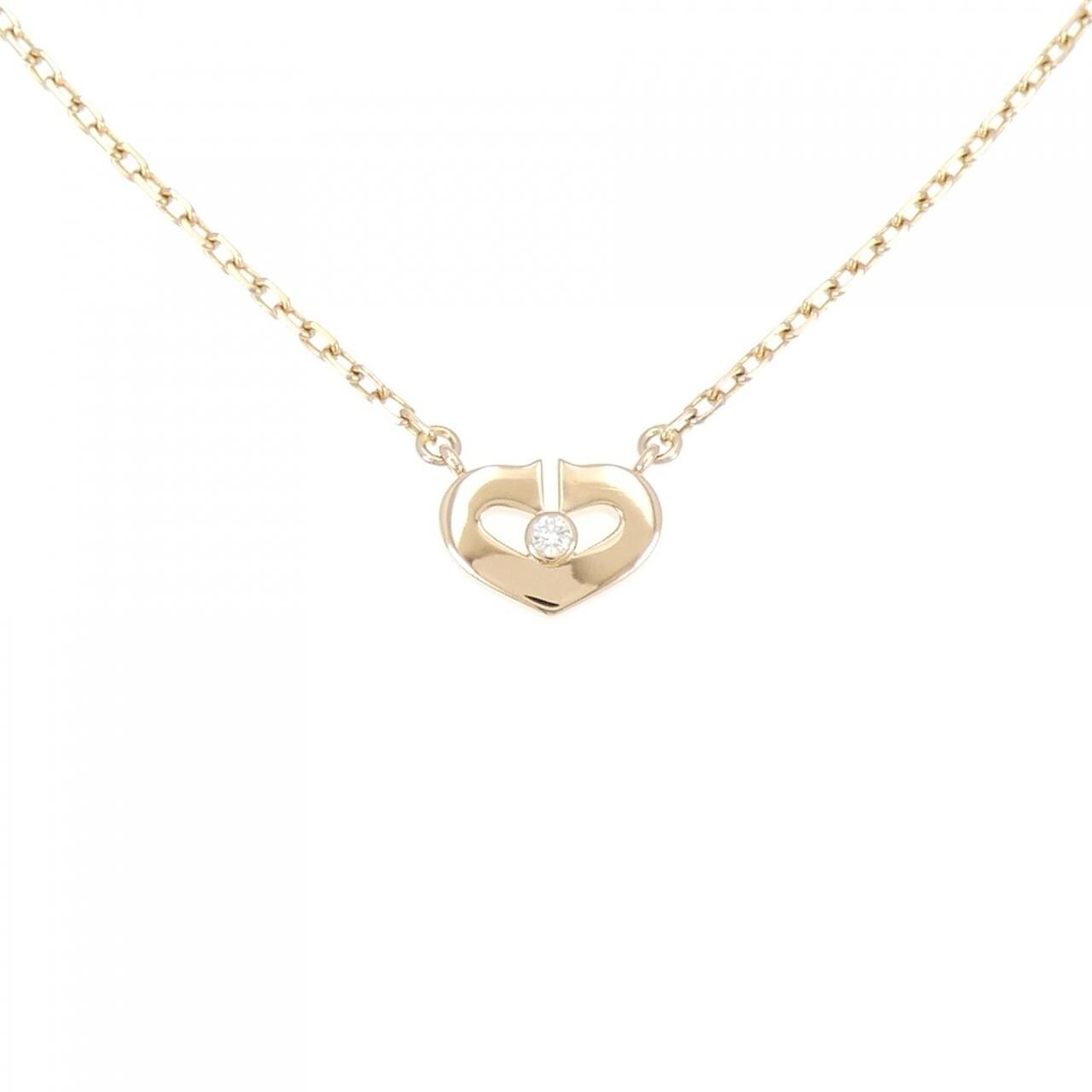 Cartier C heart small necklace