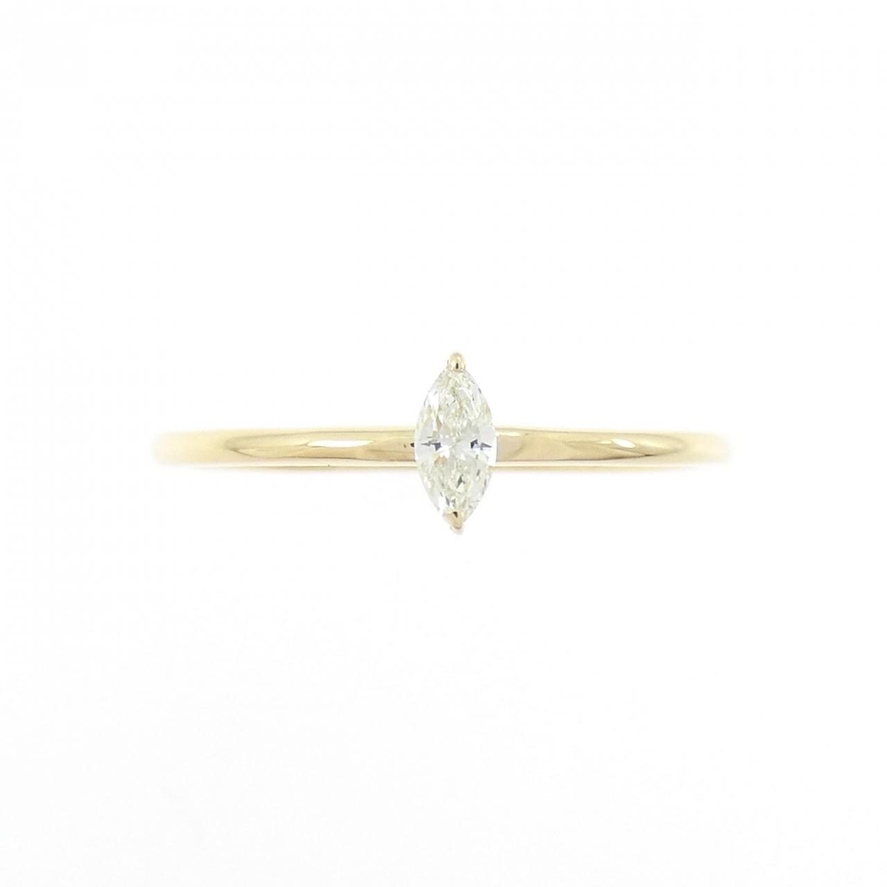 [新品] K18YG钻石0.10CT