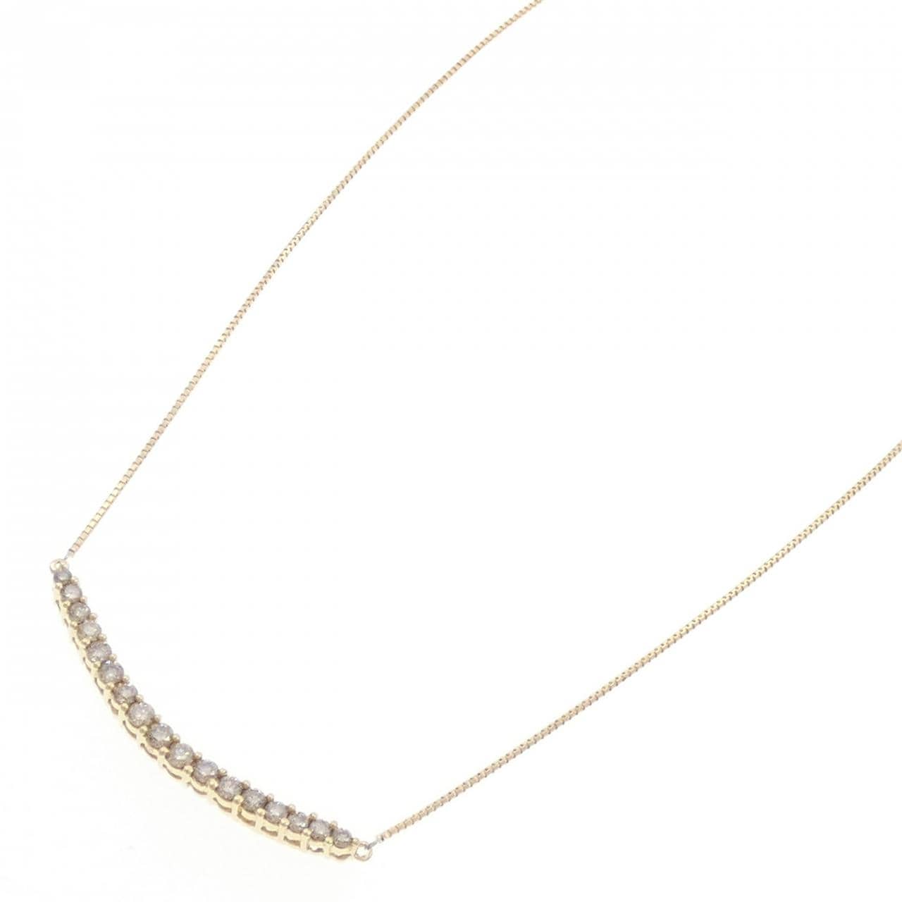 K18YG ダイヤモンド ネックレス 0.53CT