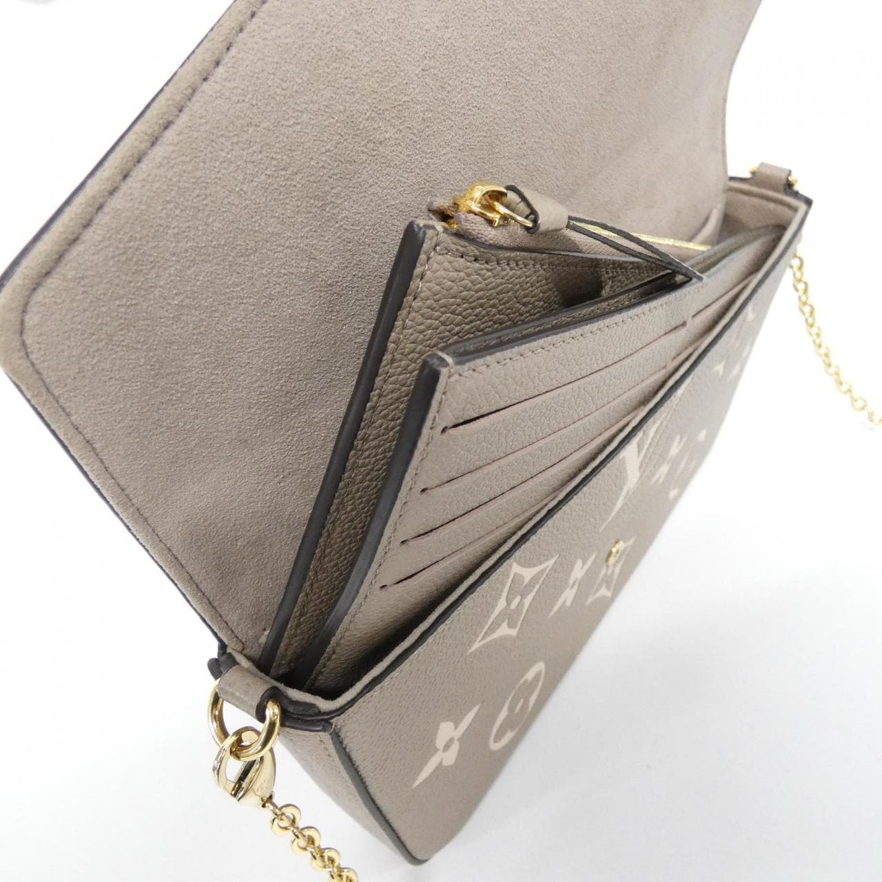 ルイヴィトン バイカラー モノグラム アンプラント ポシェット フェリシー M82610 ショルダーバッグ