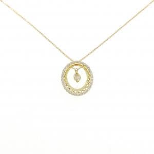 K18YG ダイヤモンド ネックレス 0.18CT