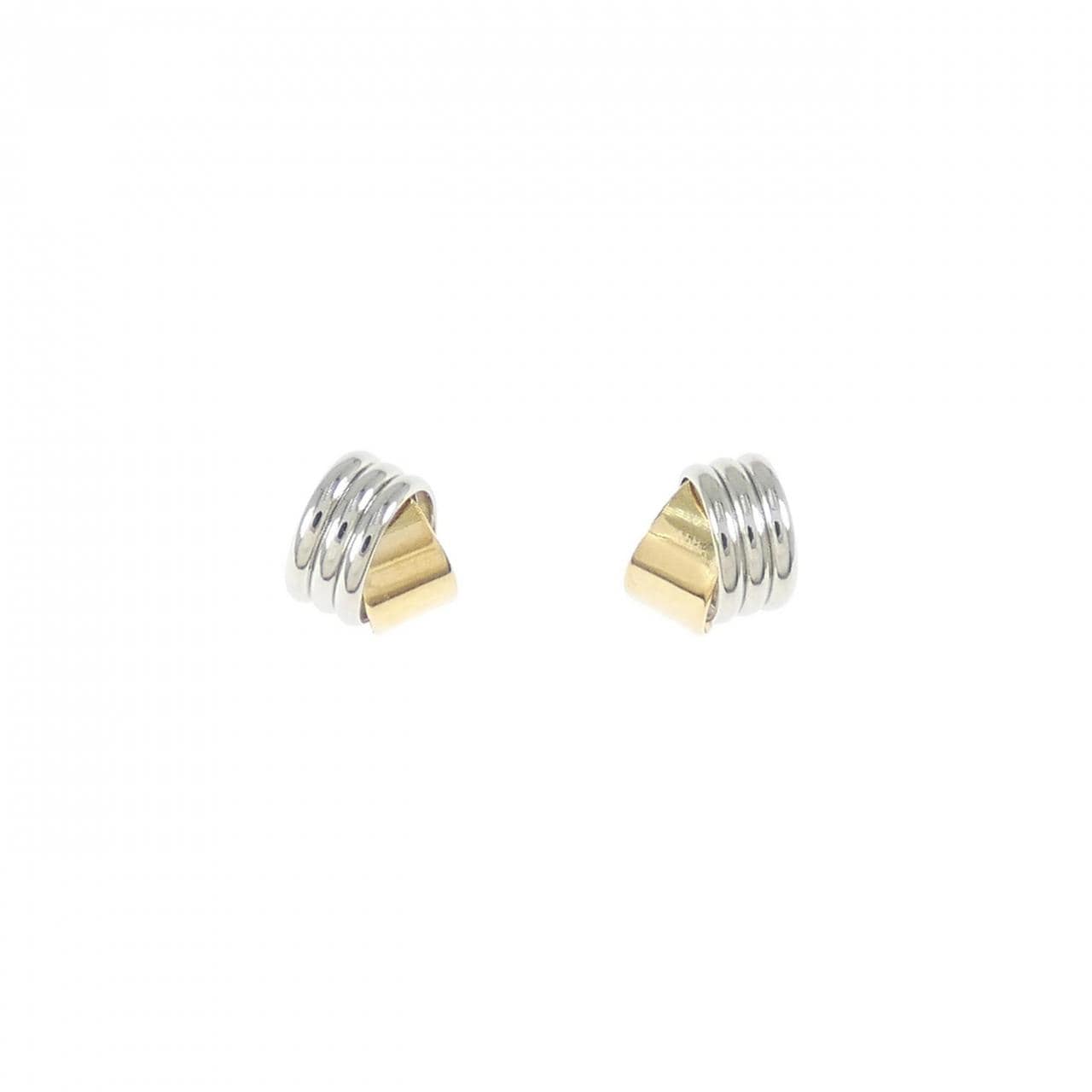 [新品] K18YG/PT900 耳环