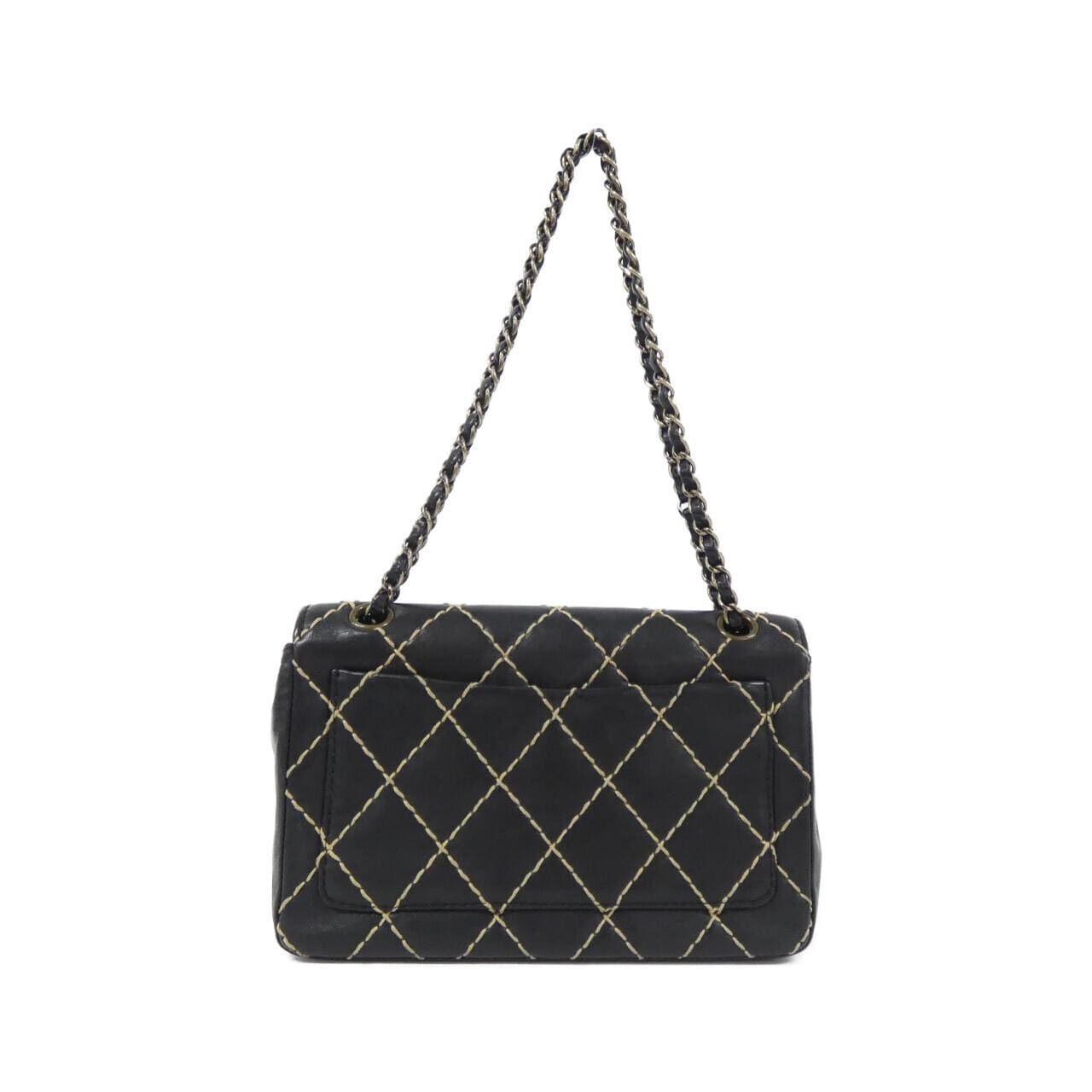 【ヴィンテージ】シャネル ワイルドステッチ ライン 14687 ショルダーバッグ